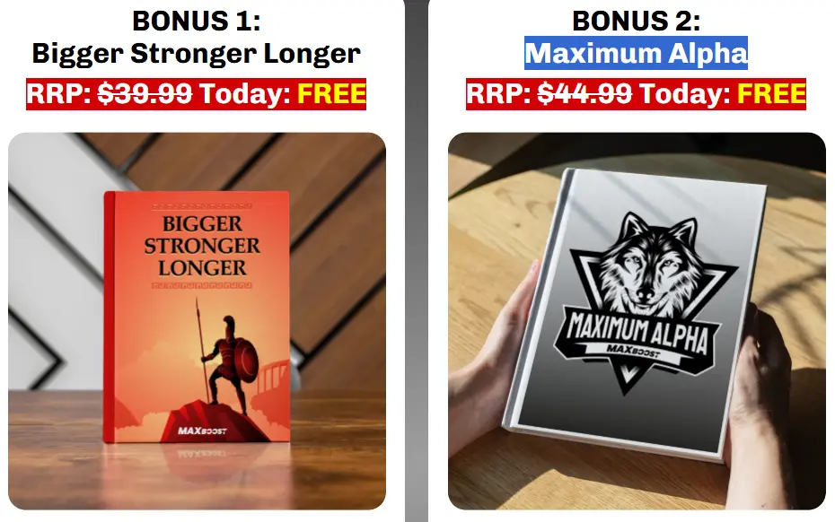 Max Boost Plus Free Bonuses