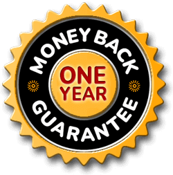 One Year Money Back Guarantee